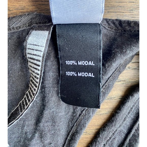 Silver Colcci Grey Knotted Racerback Tank Top Size Small - Picture 9 of 9